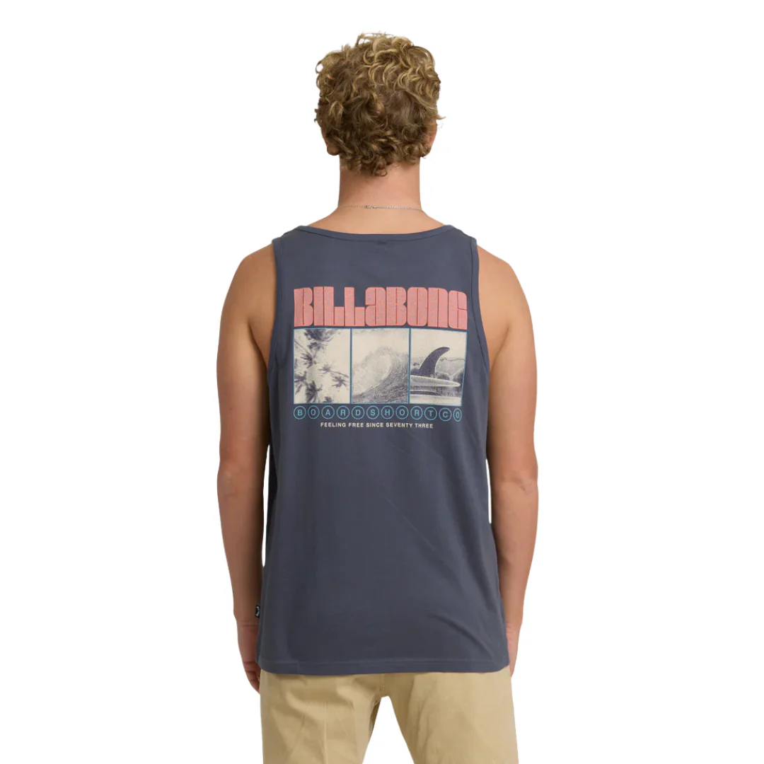 Billabong Men's Broadstreet Tank - Graystone - Image 2