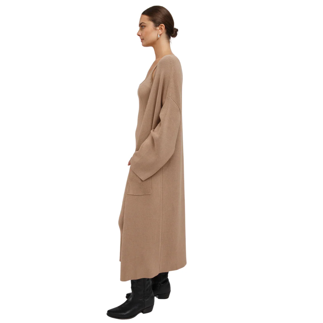Brunette Women's Matilda Rib Knit Oversized Cardigan - Image 2