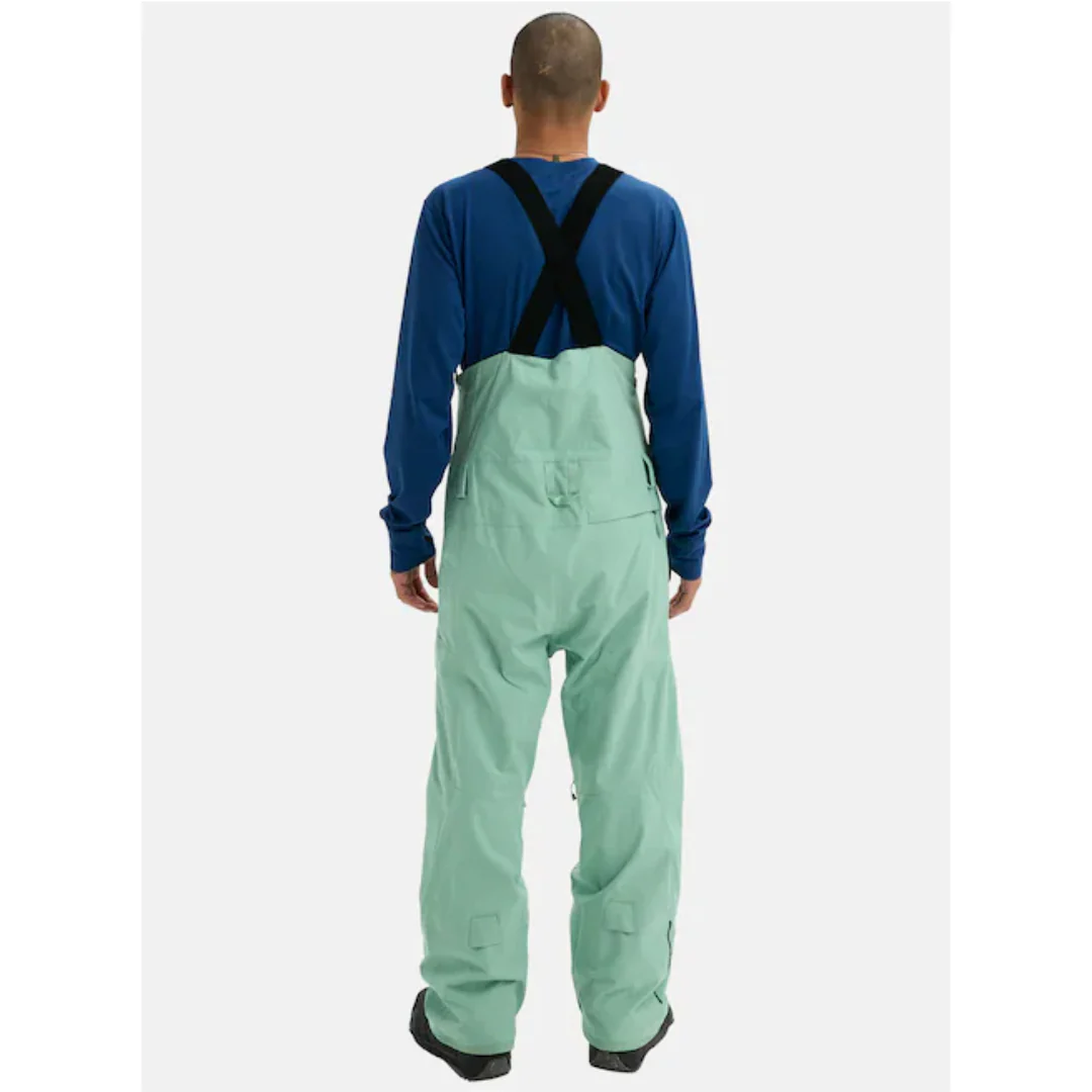 Burton Men's Reserve 2L Stretch Bib Snowpants-Soft Sage - Image 5