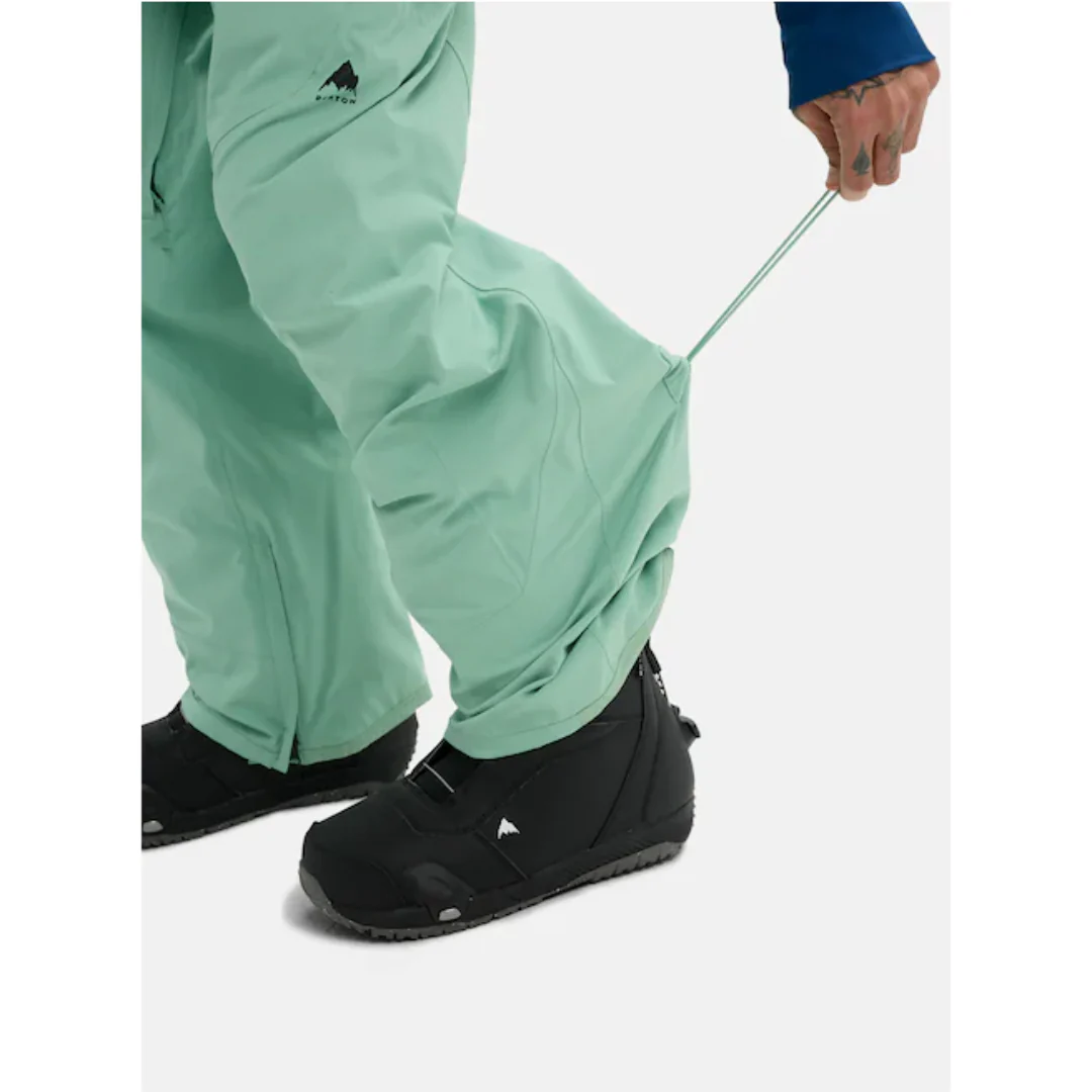 Burton Men's Reserve 2L Stretch Bib Snowpants-Soft Sage - Image 9