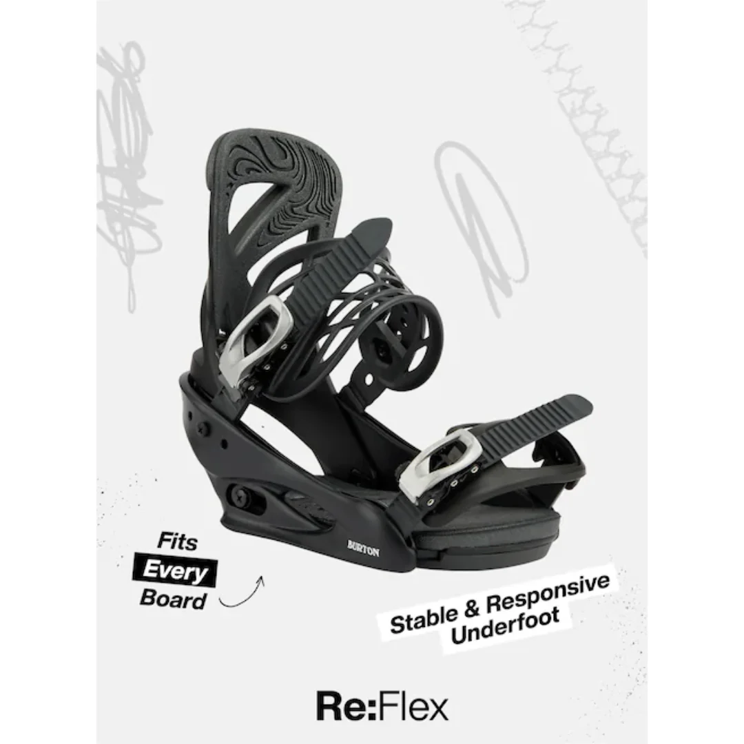 Burton - Women's Lexa X Re:Flex Snowboard Bindings - Mulberry - Image 4
