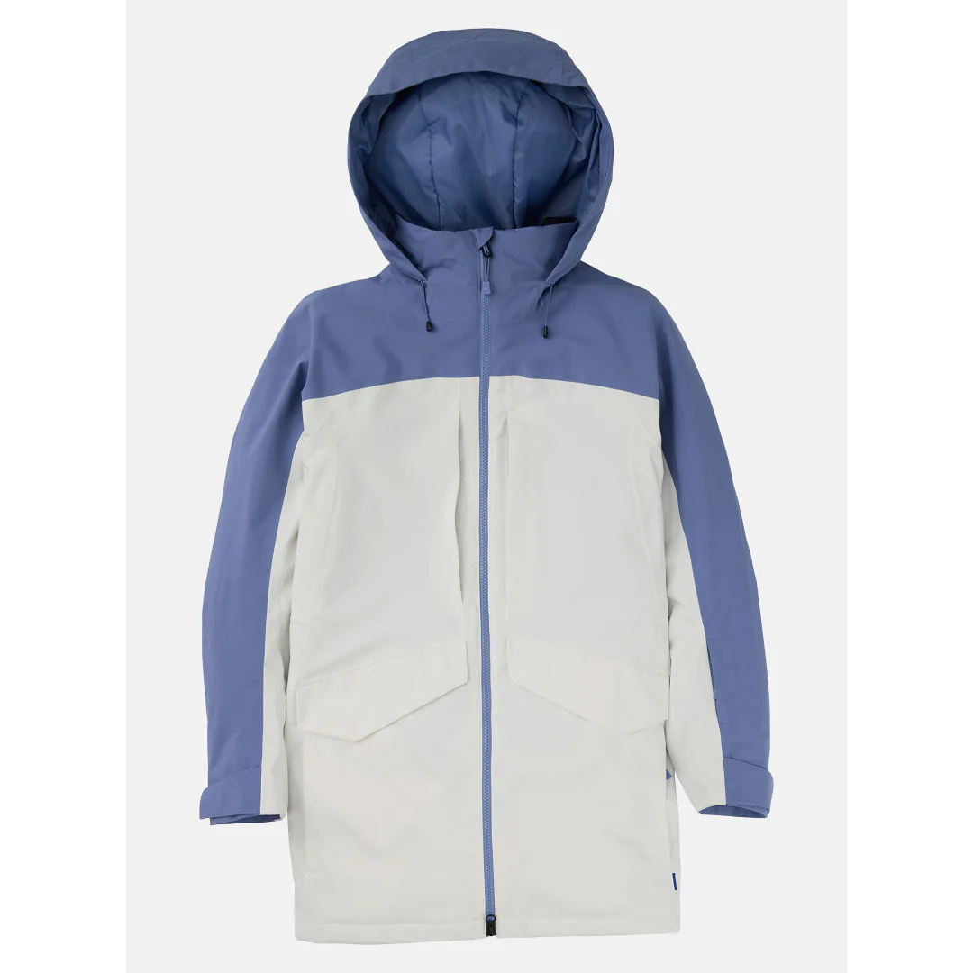 Burton Women's Prowess 2.0 2L Jacket - Slate Blue / Stout White - Image 2