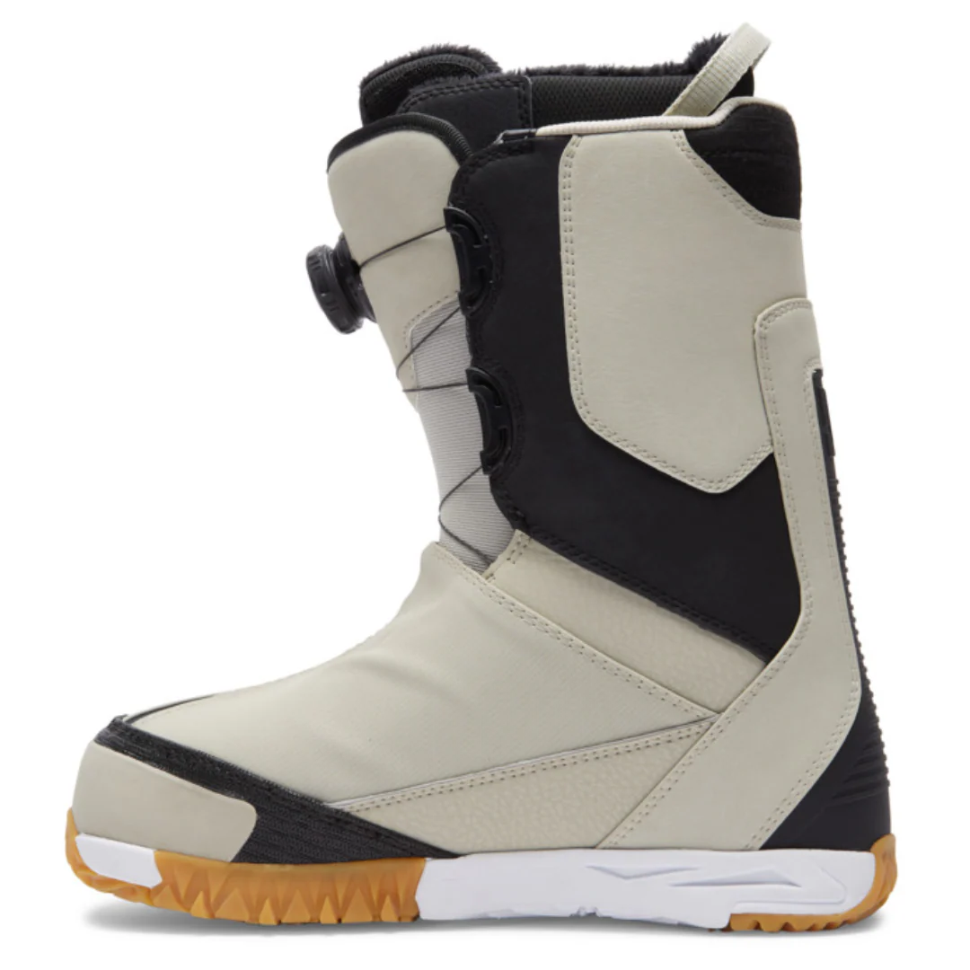 DC Men's Transcend BB2 Boa Snowboard Boots -Off White/Gum - Image 4