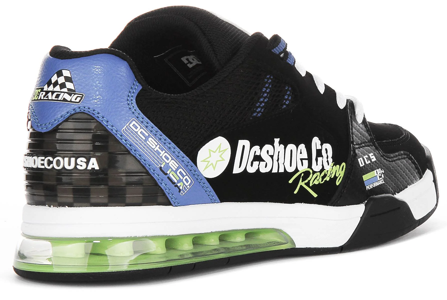DC Men's Versatile LE Shoes - Black/Blue/White - Image 4