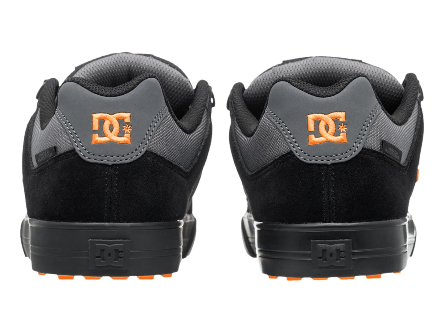 DC Pure Wintered Shoes - Grey.Black/Orange - Image 3
