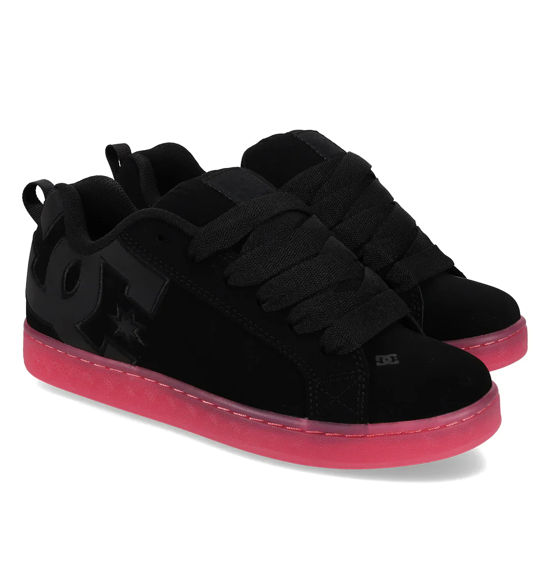 DC Women's Court Graffik Le Skate Shoes - Black