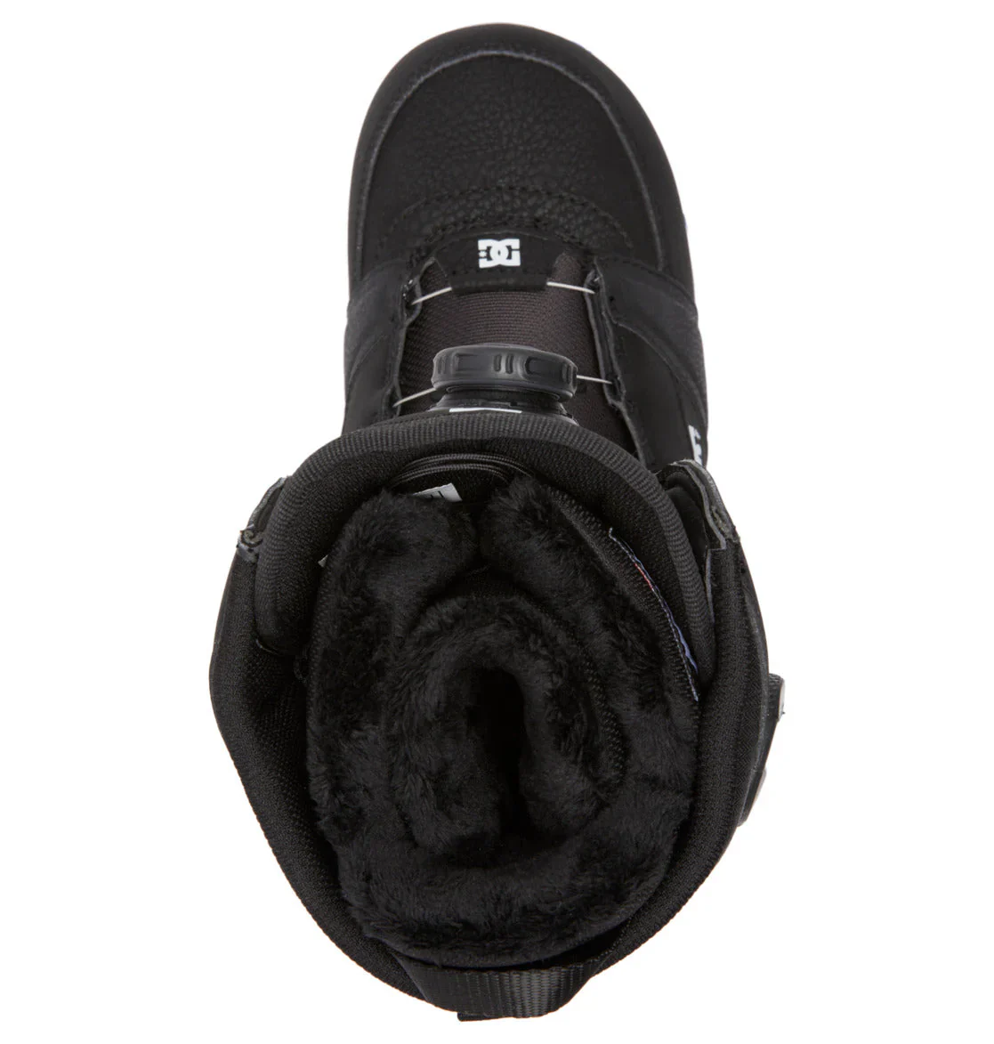 DC Women's Lotus Boa Snowboard Boots-BLACK/WHITE/BLACK - Image 3