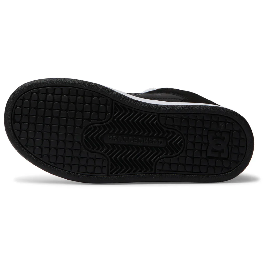 DC Youth Manteca 4 Hi Shoes - Black/Black/White - Image 5