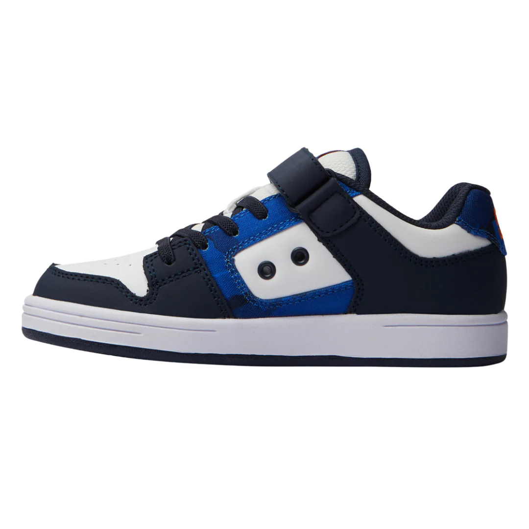 DC Youth Manteca 4 V Shoes - Shady Blue/Orange - Image 3