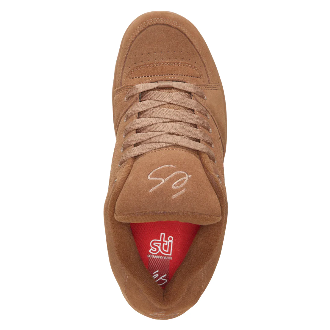 ES Men's Accel OG Shoes - Brown/Gum - Image 4