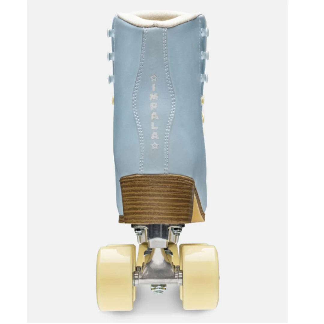 Impala Quad Roller Skates Skates - Sky Blue/Yellow - Image 5