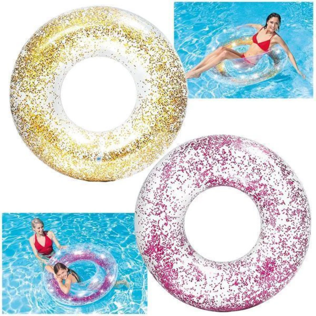 Intex Glitter Tube Inflatable Floatie - Image 2