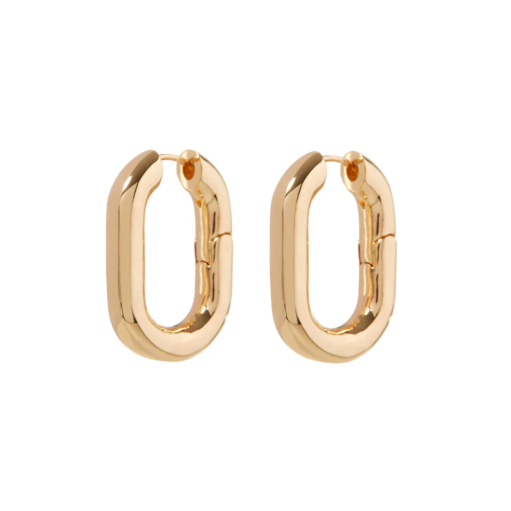 Luv Aj XL Chain Link Hoops - Image 2