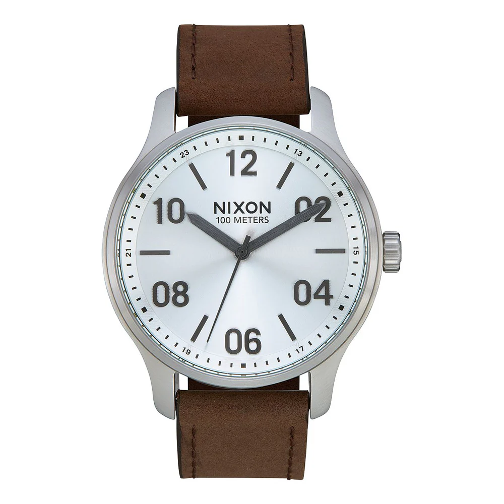 Nixon Patrol Mens Leather Watch - Image 8