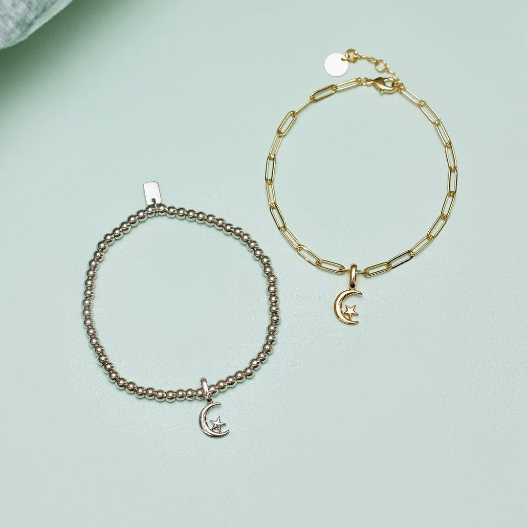 Pura Vida Harper Star And Moon Charm - Image 2