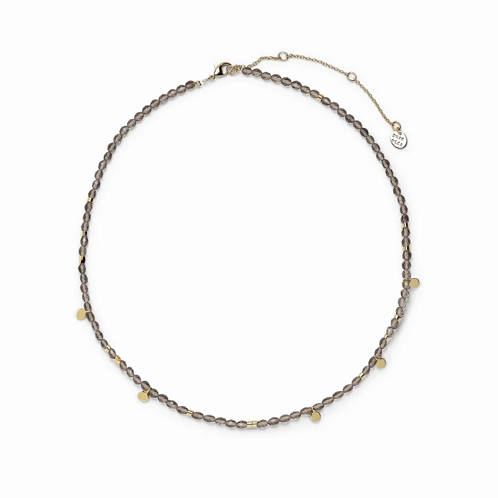 Pura Vida Smokey Quartz Beaded String Bracelet - Image 2
