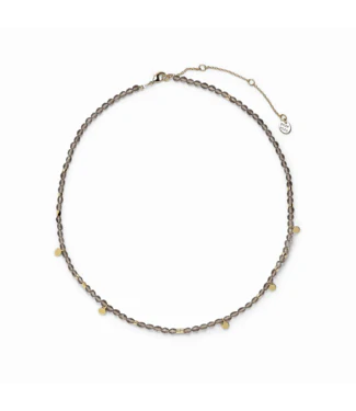 Pura Vida Smokey Quartz Beaded String Bracelet - Image 4