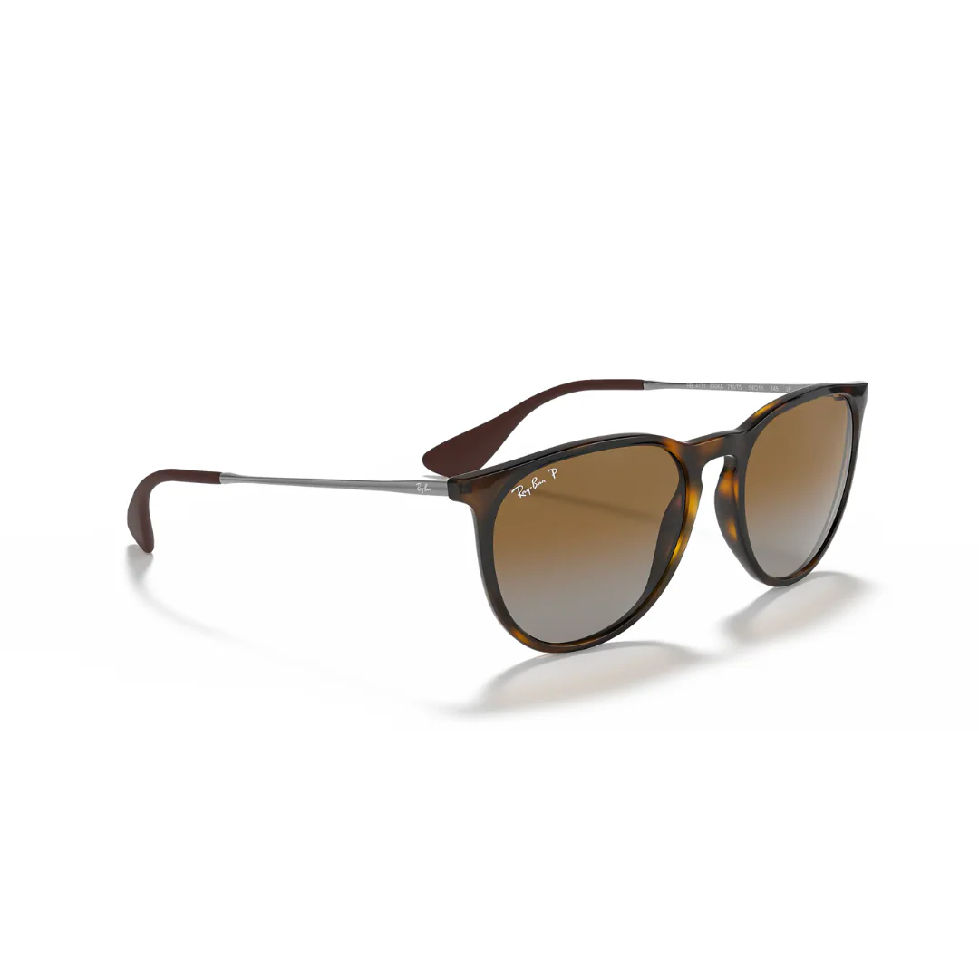 Ray Ban Erika - Unisex Sunglasses - Light Havana, Brown Polar - Image 3