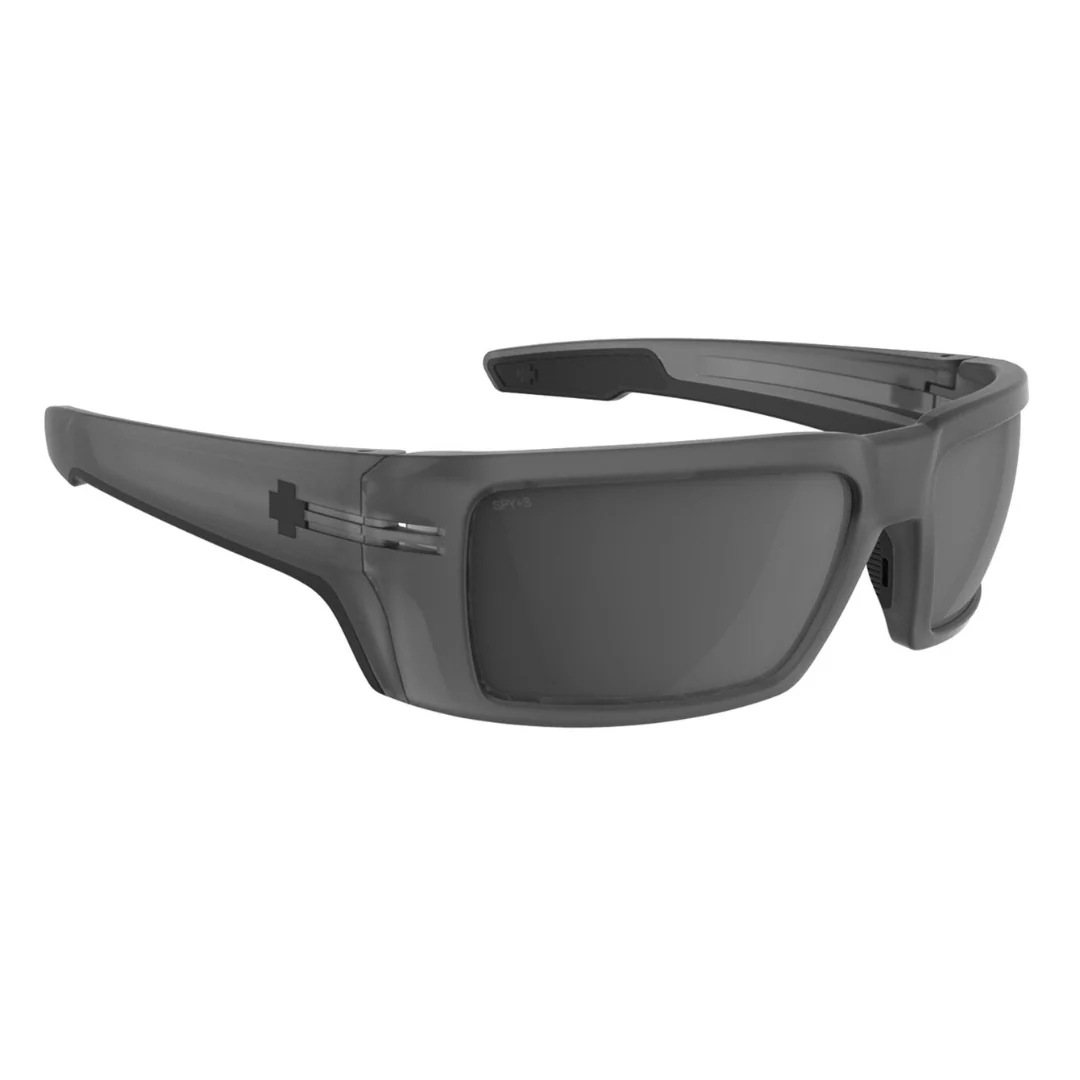 Spy Rebar Men's Sunglasses -  ANSI RX Matte Translucent Gunmetal - Happy Gray Gunmetal Mirror - Image 3