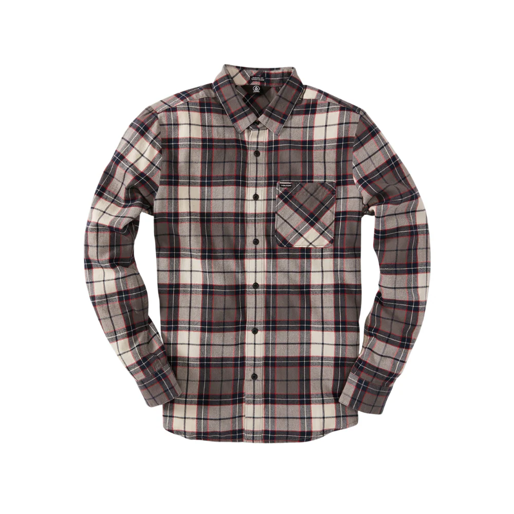 Volcom Mens Caden Plaid Long Sleeve Shirt - Image 5