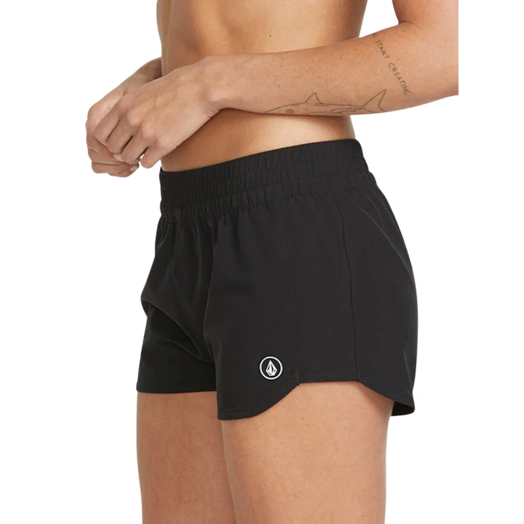 Volcom Women's Simply Solid Boardshort - Black - Image 3