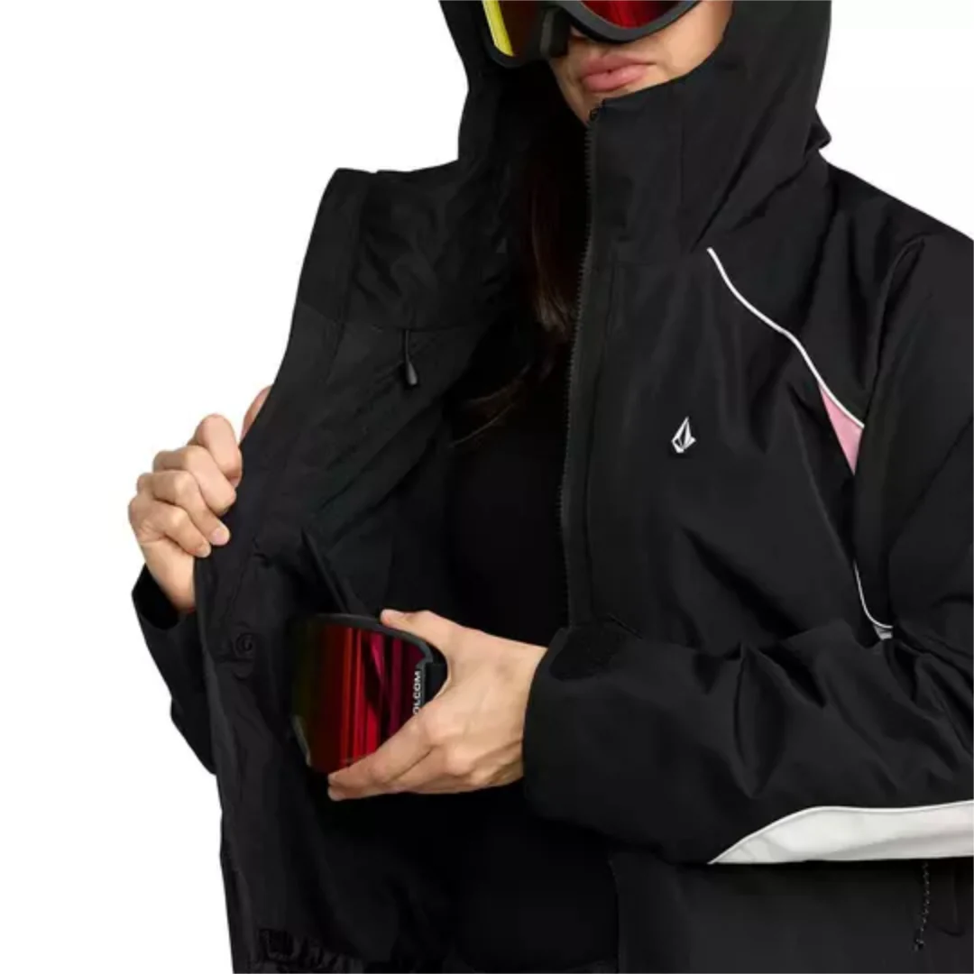 Volcom Women's Stone Smokeshow 20K Jacket - Black - Image 3